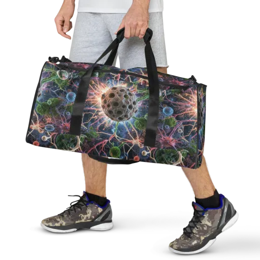 Cellular Cosmos on a Duffle Bag