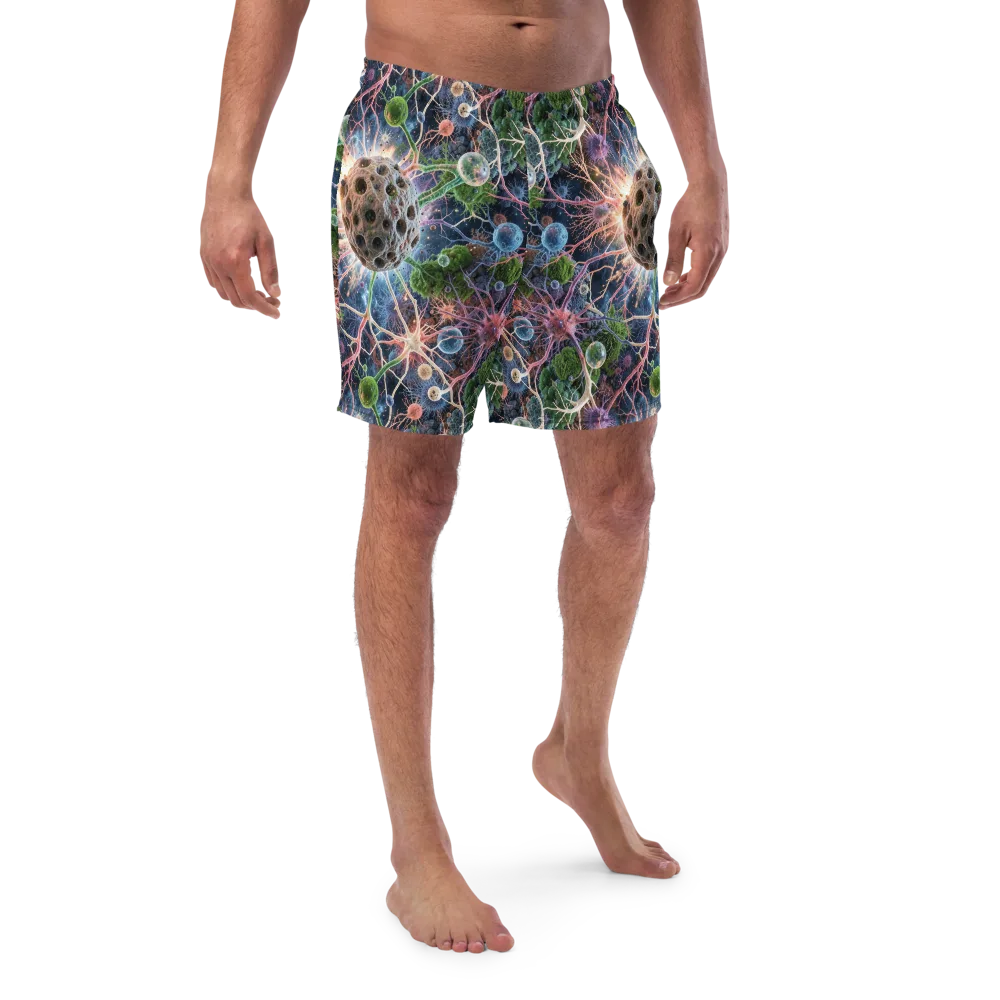 Cellular Cosmos on Swim Trunks — Front