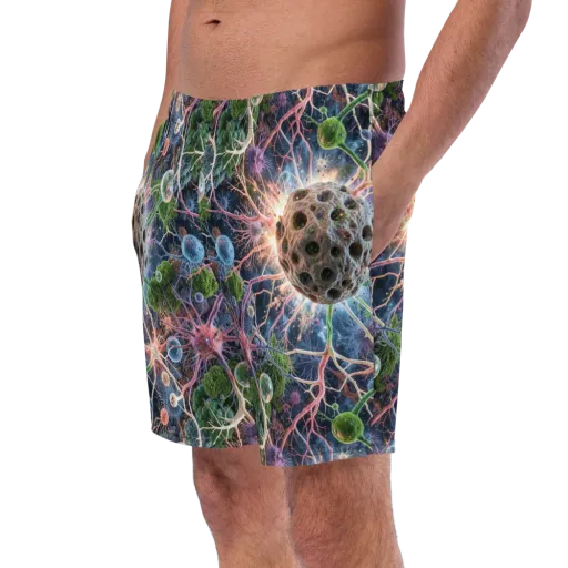Cellular Cosmos on a Swim Trunks