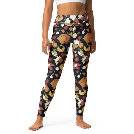 Orbiting Correspondence on a Yoga Leggings
