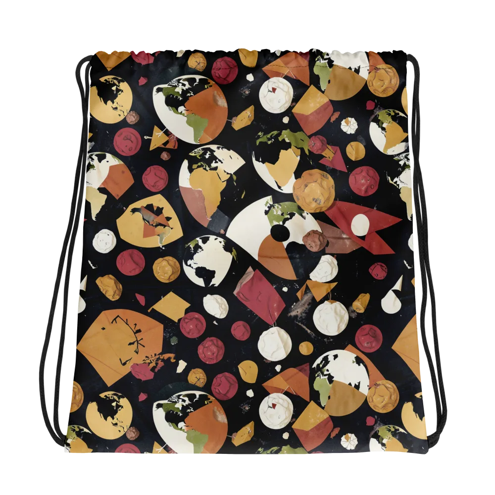 Orbiting Correspondence on Drawstring Bag — Photo