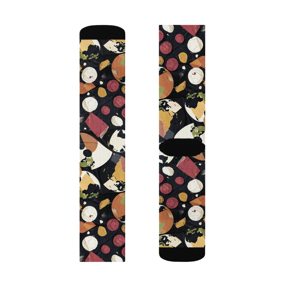 Orbiting Correspondence on Socks — Right Sock