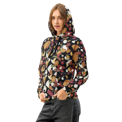 Orbiting Correspondence on a Cotton Hoodie