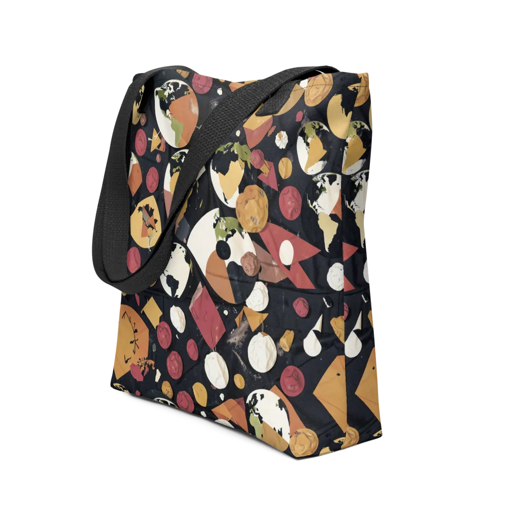 Orbiting Correspondence on Tote Bag — Front