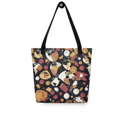 Orbiting Correspondence on a Tote Bag