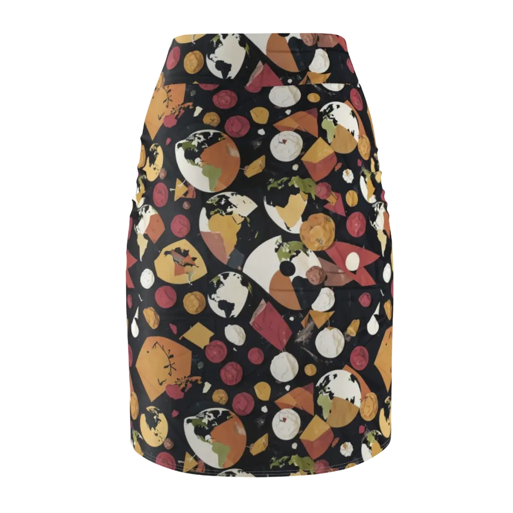 Orbiting Correspondence on Pencil Skirt — Back