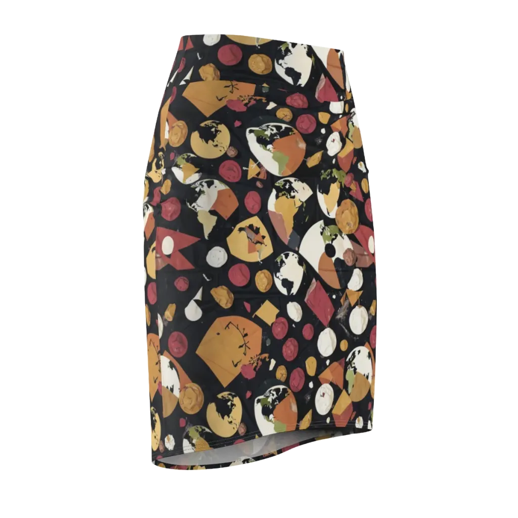 Orbiting Correspondence on Pencil Skirt — Front Side
