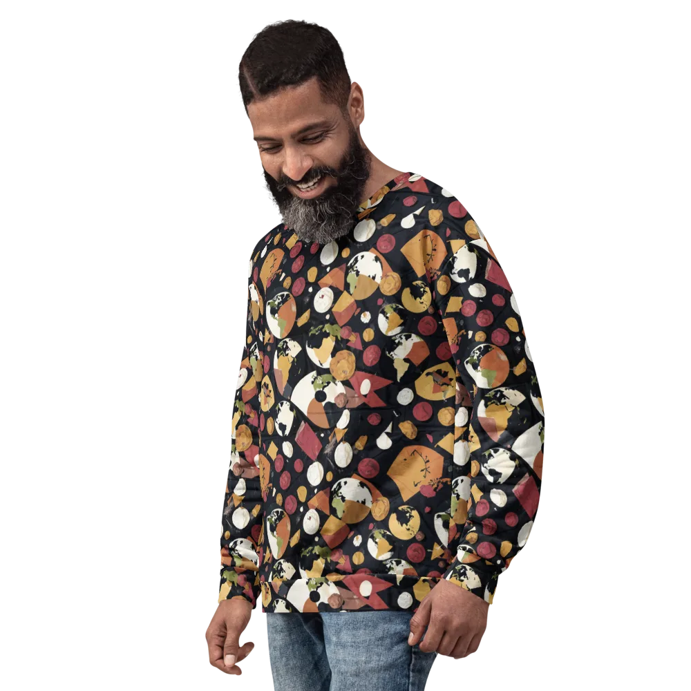 Orbiting Correspondence on Sweatshirt — Left Front