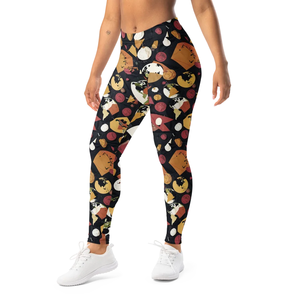 Orbiting Correspondence on Leggings — Left Front
