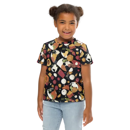 Orbiting Correspondence on a Kids Crew Neck T-Shirt