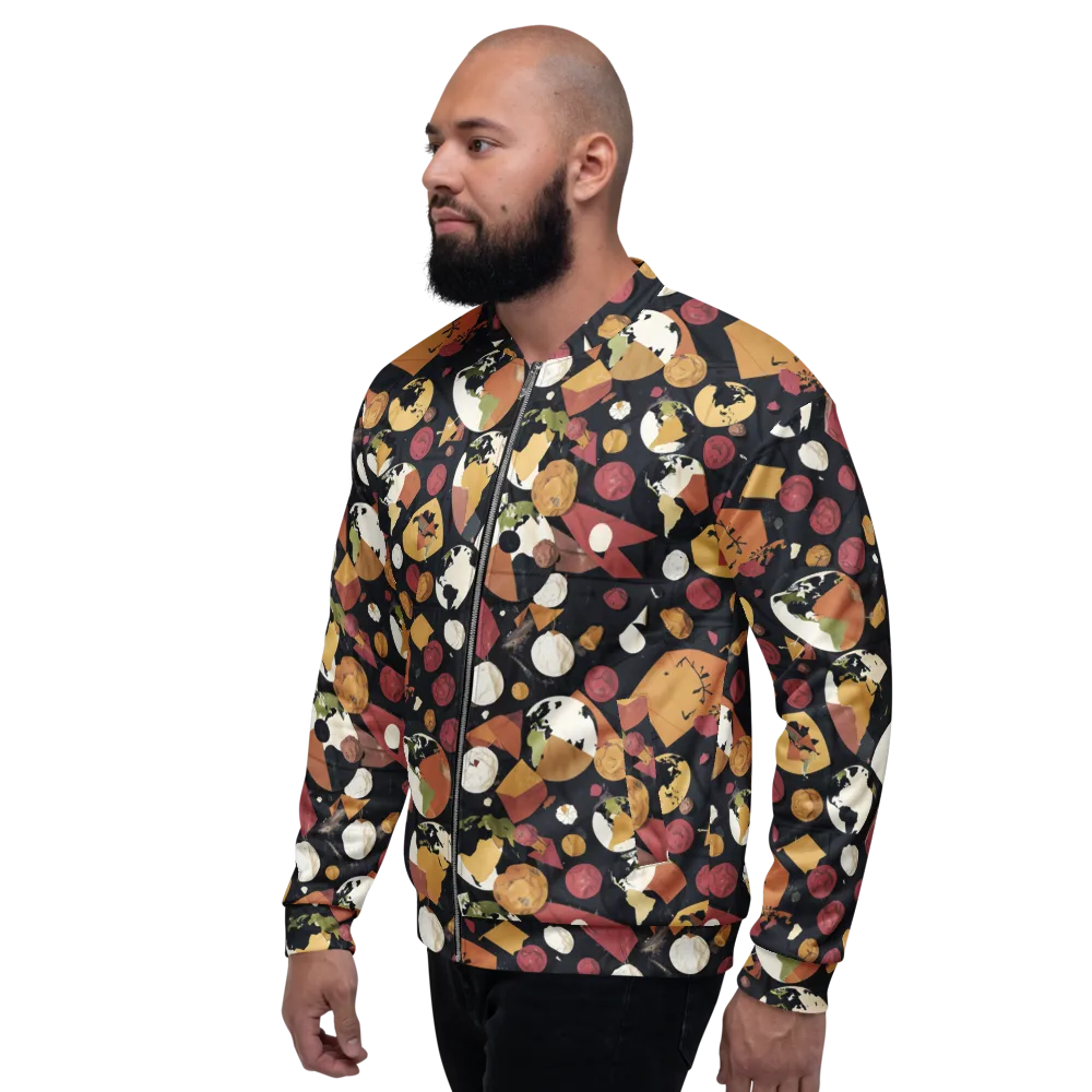 Orbiting Correspondence on Bomber Jacket — Left