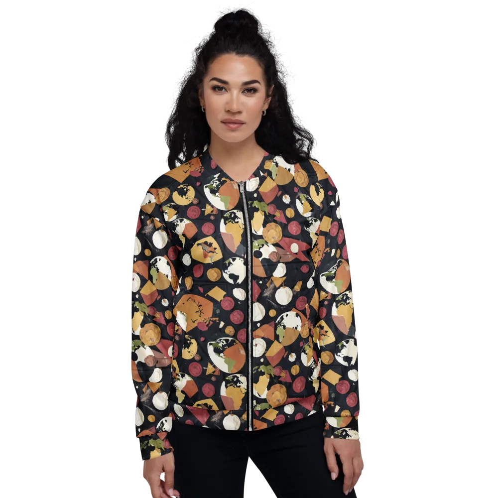 Orbiting Correspondence on Bomber Jacket — Front