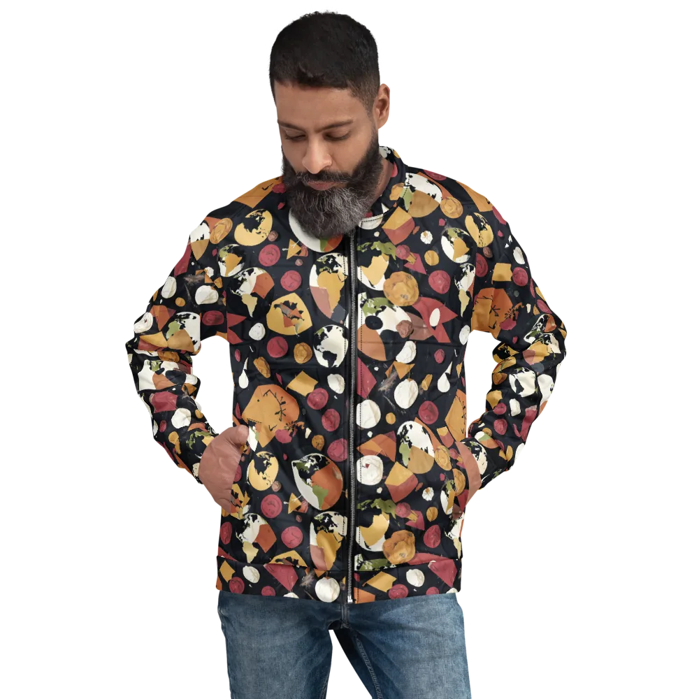 Orbiting Correspondence on Bomber Jacket — Front