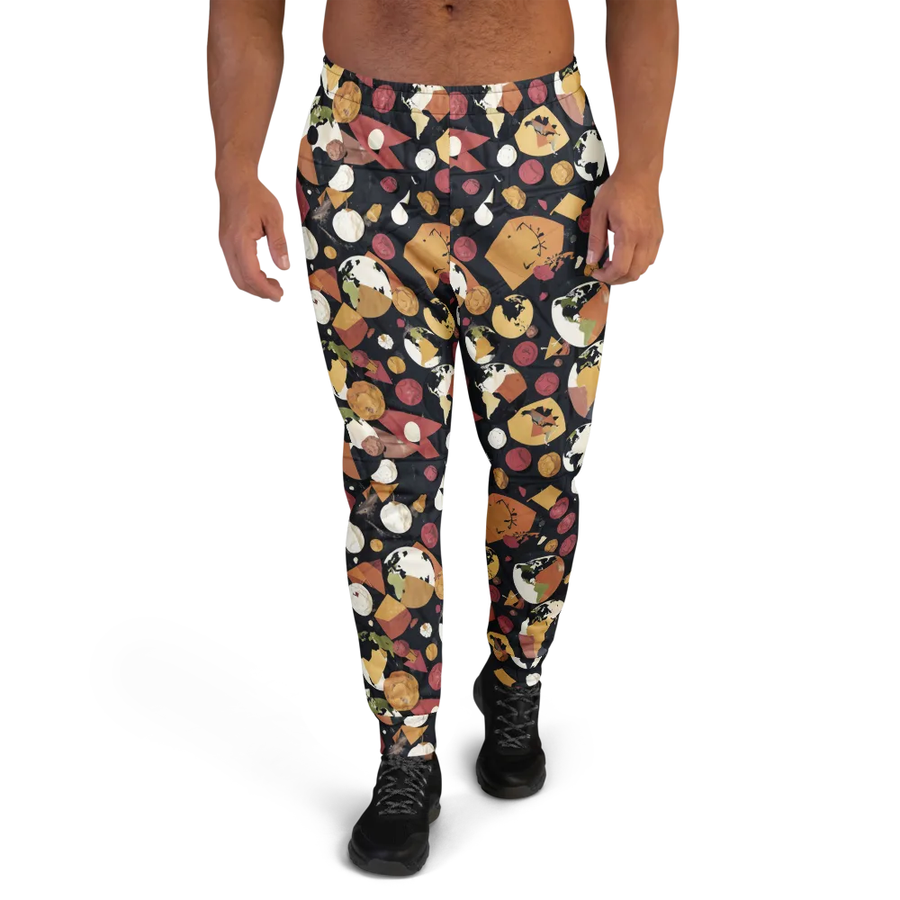 Orbiting Correspondence on Men's Joggers — Front