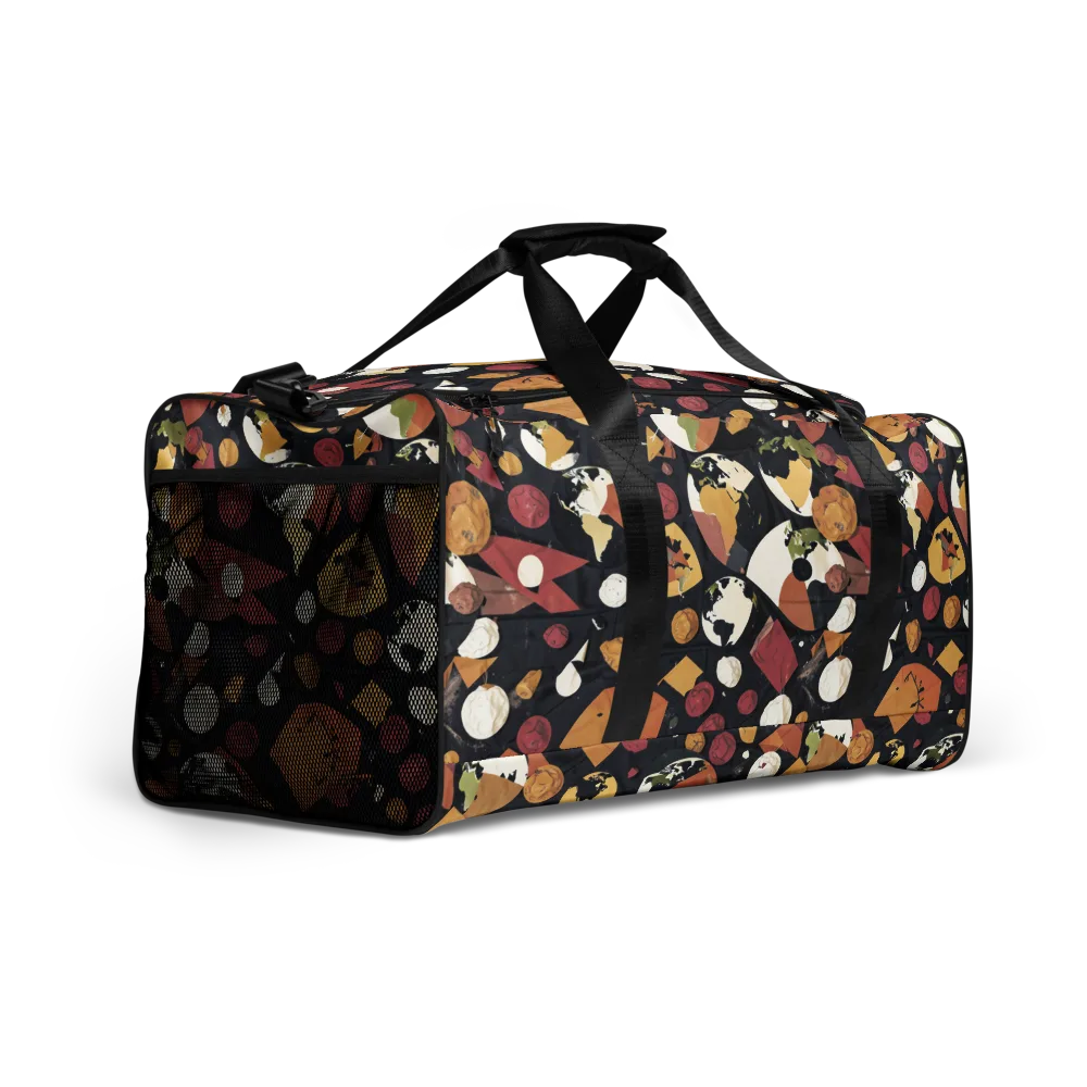 Orbiting Correspondence on Duffle Bag — Right Front