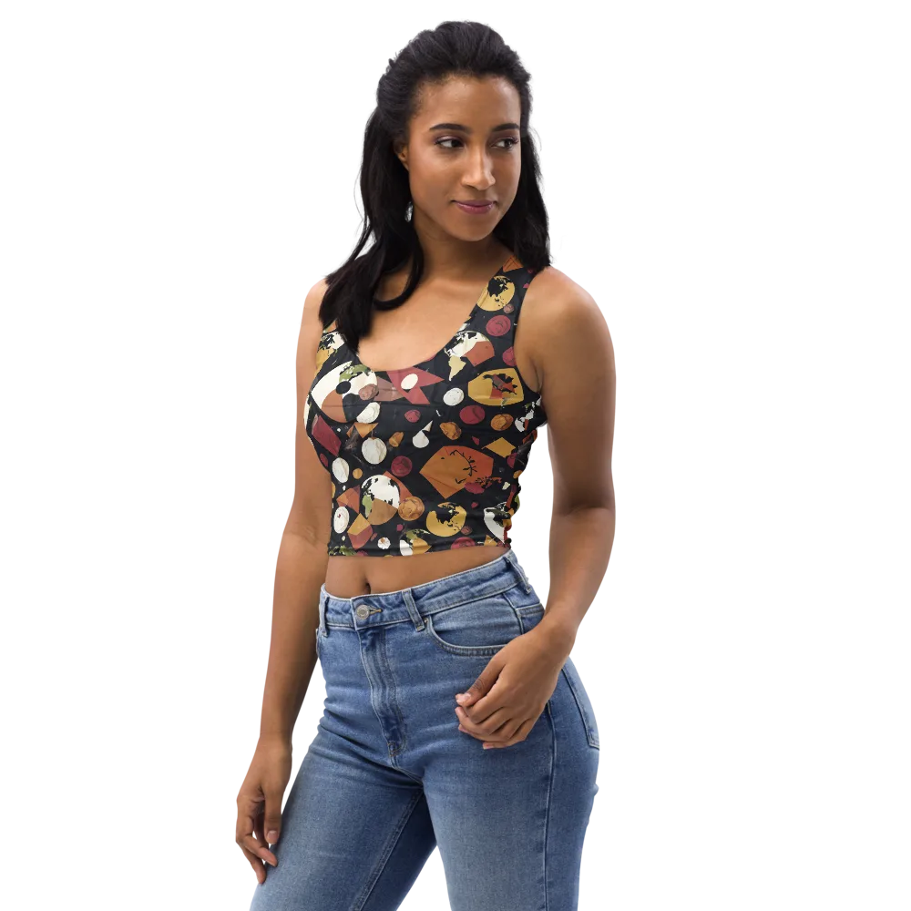 Orbiting Correspondence on Crop Top — Left Front
