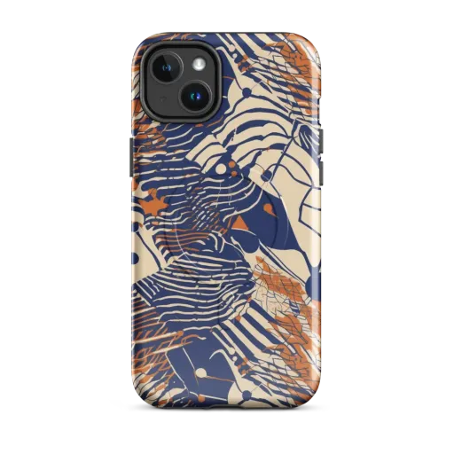 Indigo Tectonics on a MagSafe Tough Case for iPhone®