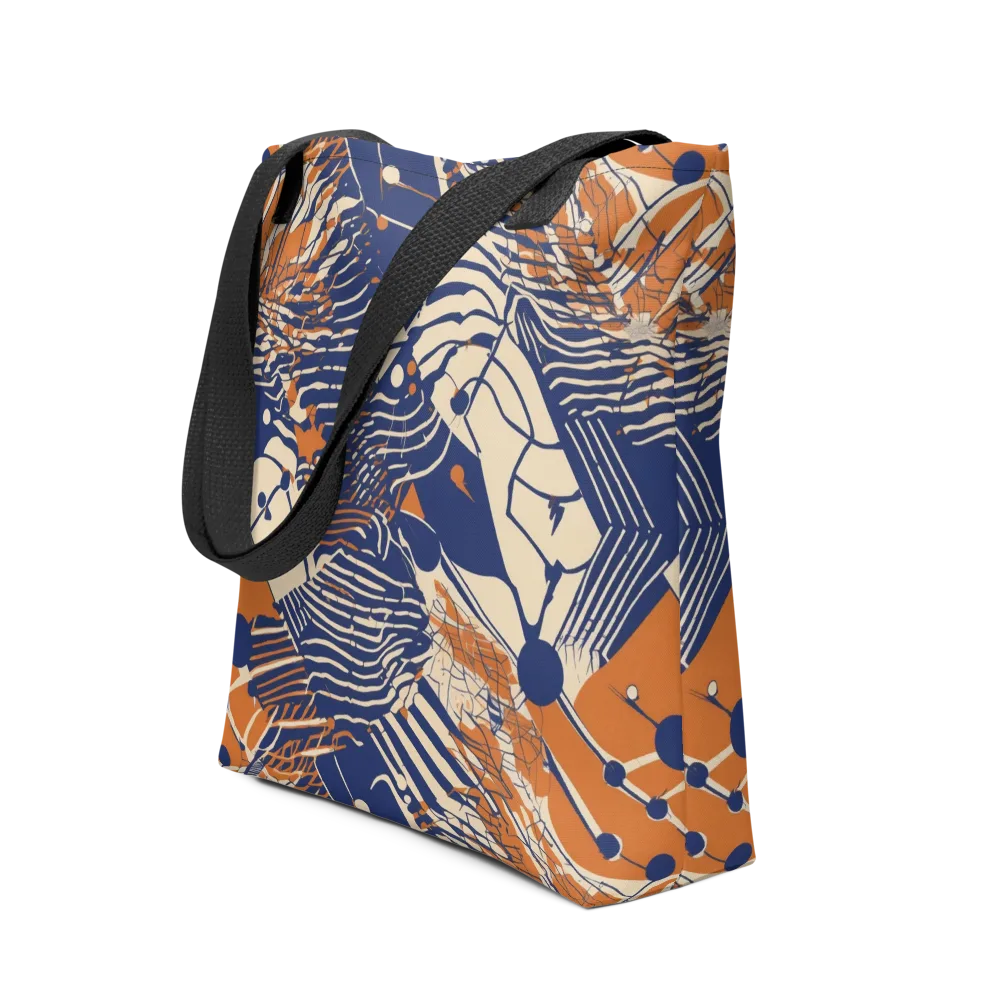 Indigo Tectonics on Tote Bag — Front