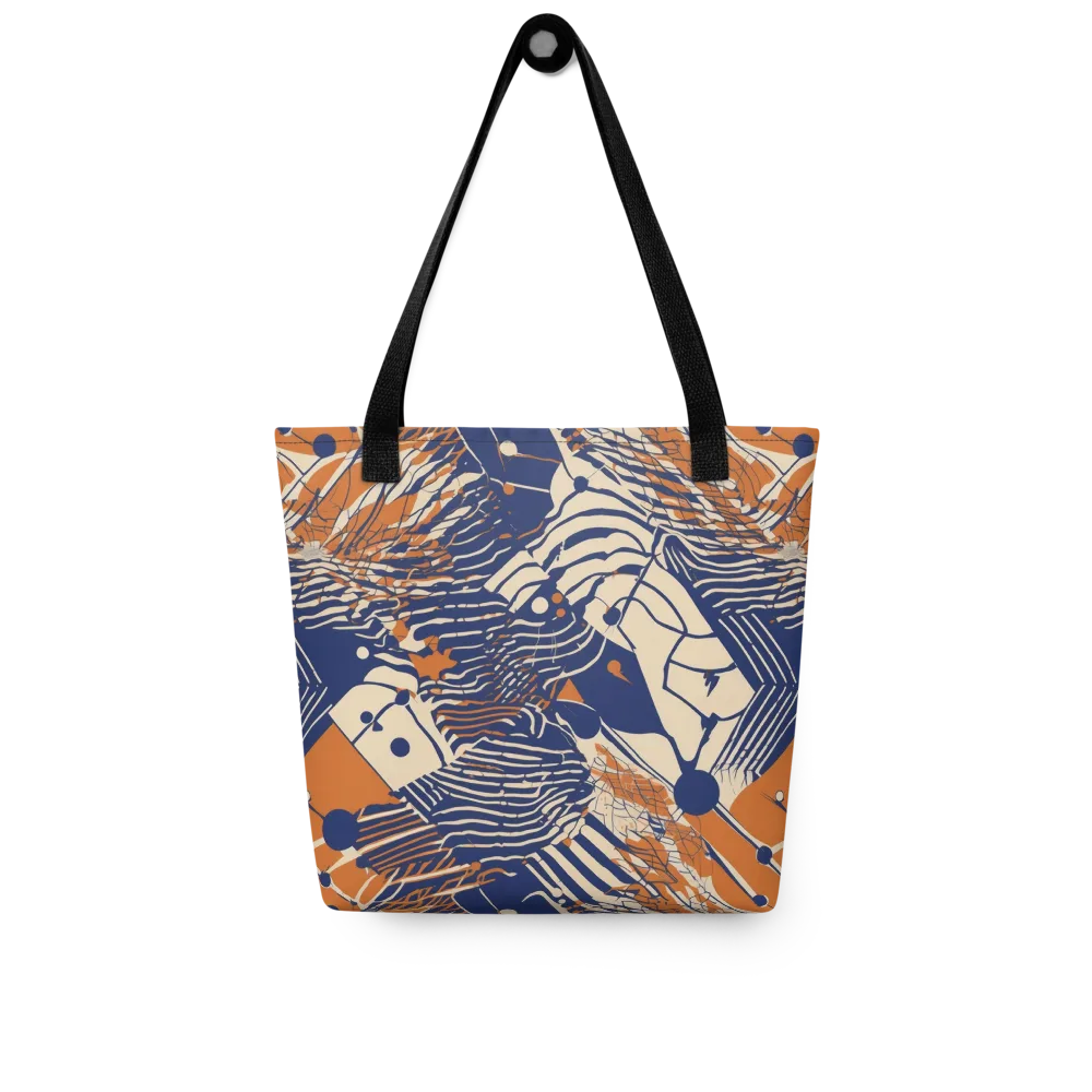 Indigo Tectonics on Tote Bag — Front