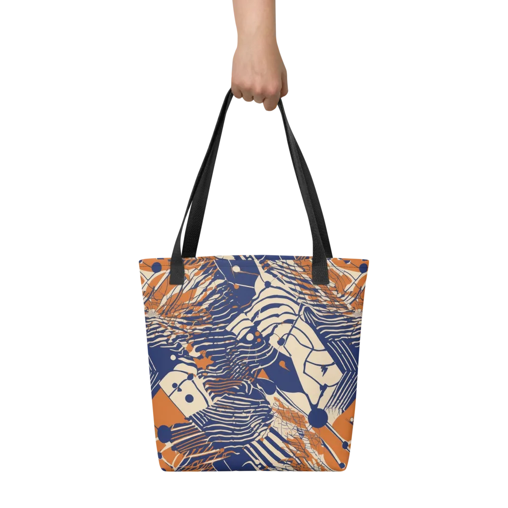 Indigo Tectonics on Tote Bag — Front