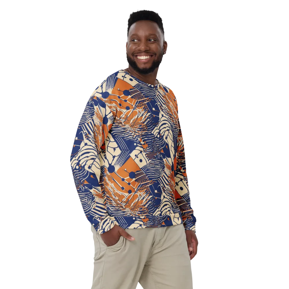 Indigo Tectonics on Sweatshirt — Front