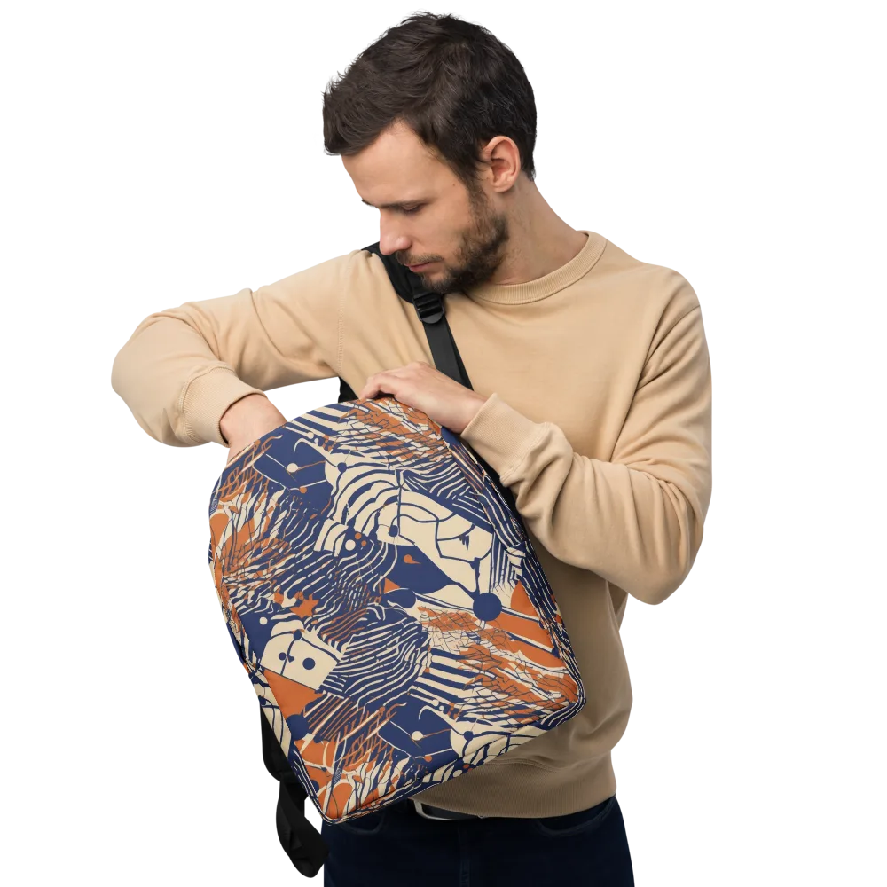 Indigo Tectonics on Minimalist Backpack — Front