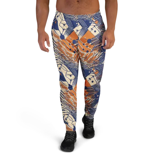 Indigo Tectonics on a Men's Joggers