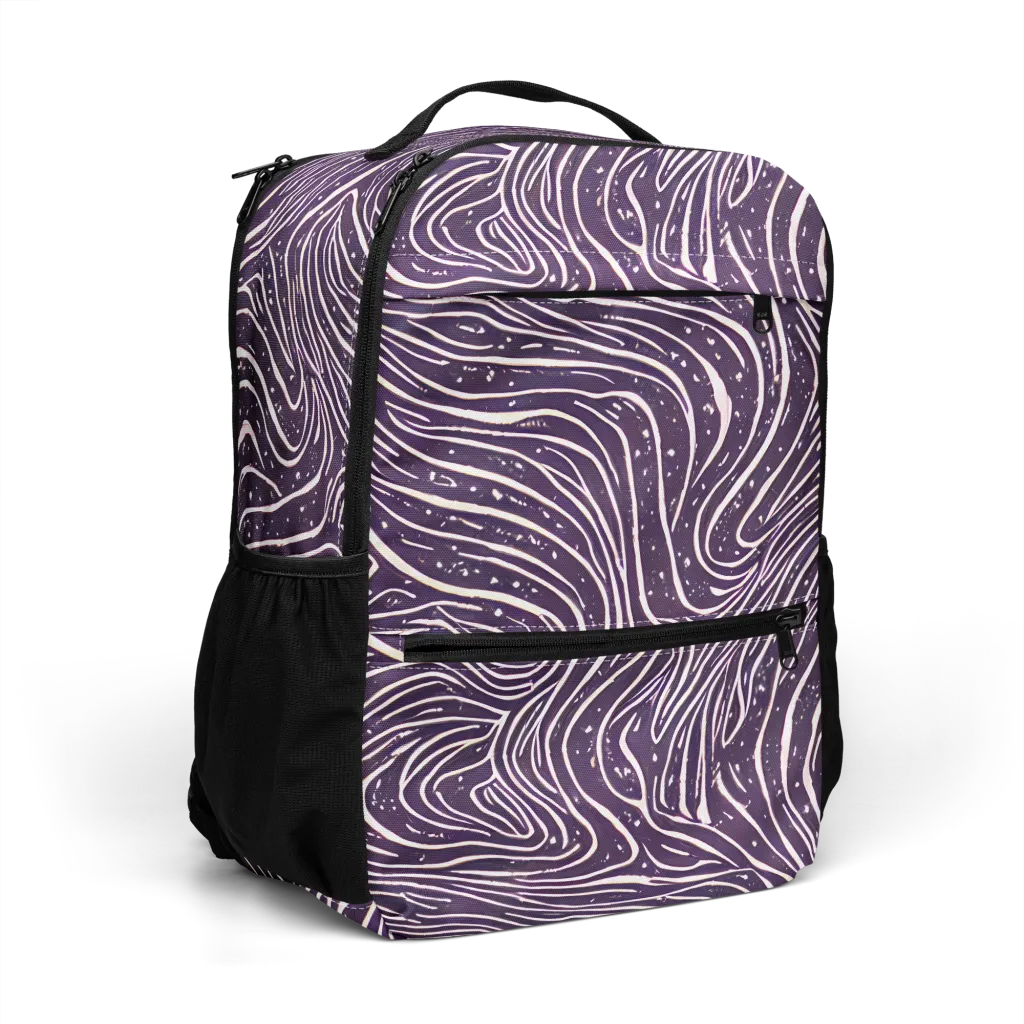 Aubergine Current on Utility Backpack — Right Front