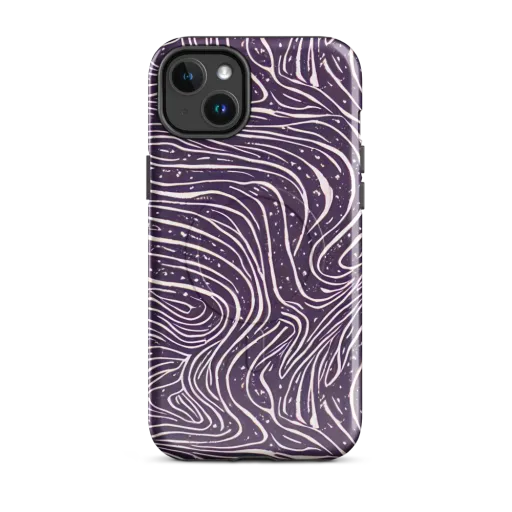 Aubergine Current on a MagSafe Tough Case for iPhone®