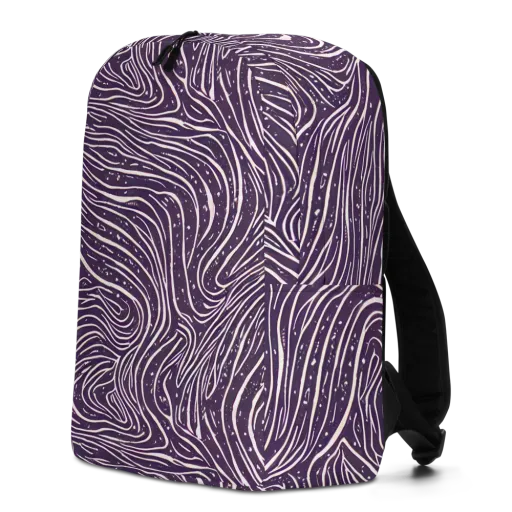 Aubergine Current on a Minimalist Backpack