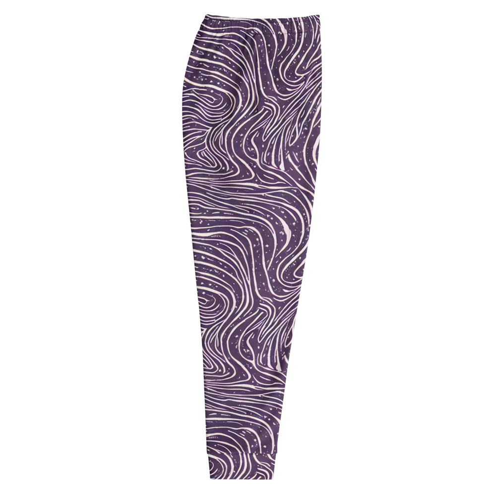 Aubergine Current on Men's Joggers — Right