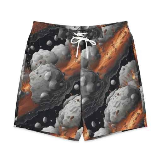 Meteorite Noir on a Men's Board Shorts