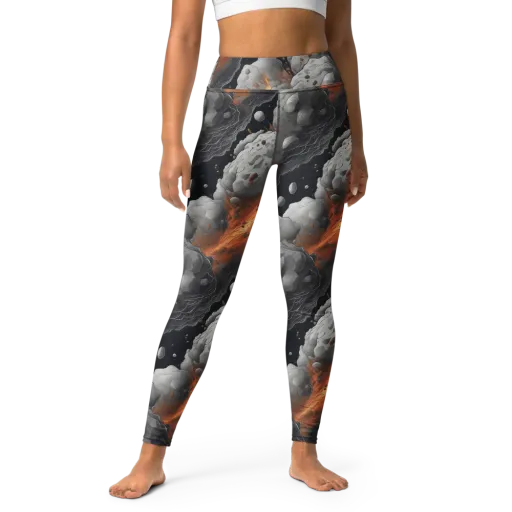Meteorite Noir on a Yoga Leggings