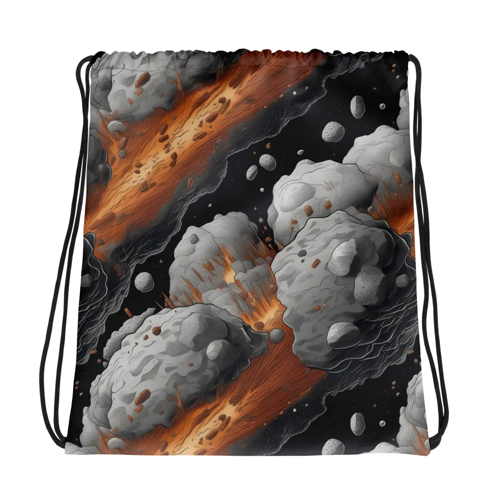 Meteorite Noir on Drawstring Bag — Photo