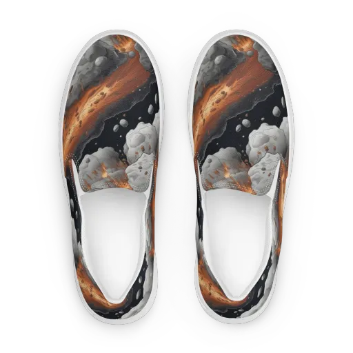 Meteorite Noir on a Women's Slip-On Canvas Shoes