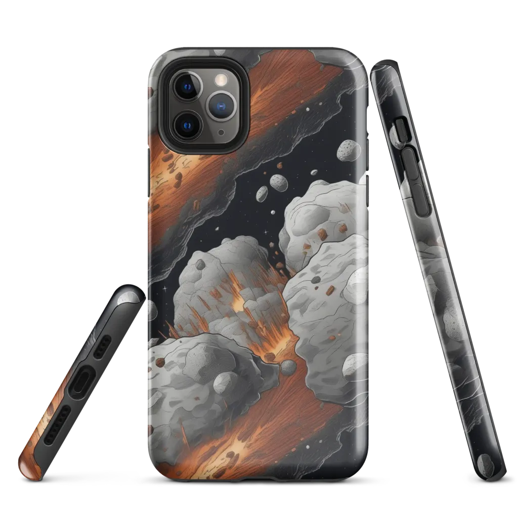 Meteorite Noir on Tough Case for iPhone® — Front