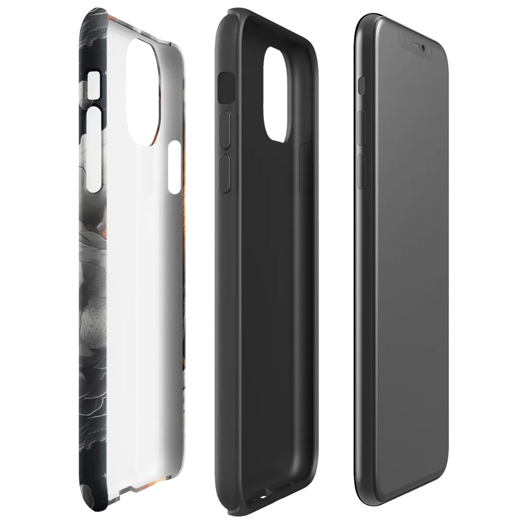 Meteorite Noir on Tough Case for iPhone® — Right