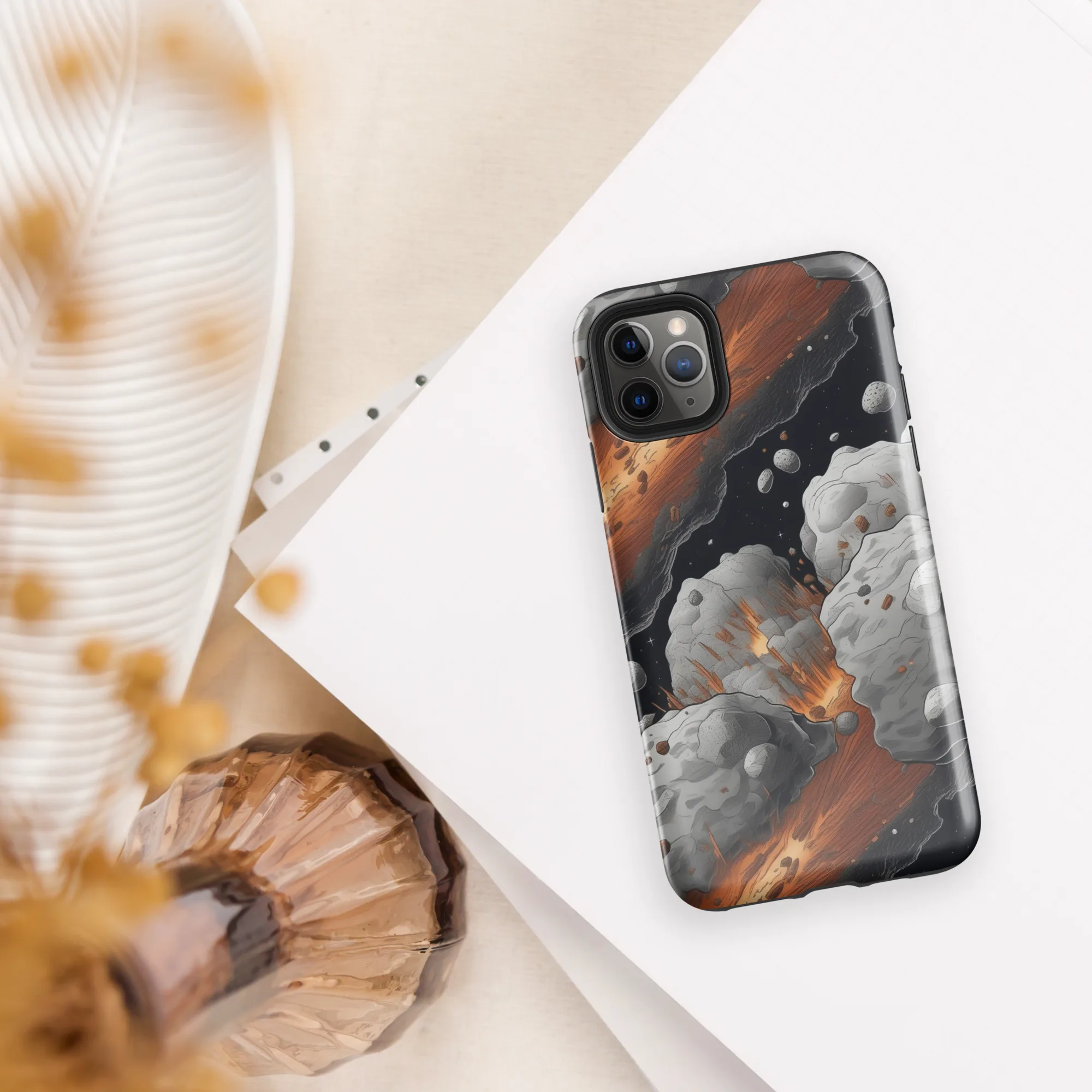 Meteorite Noir on Tough Case for iPhone® — Front
