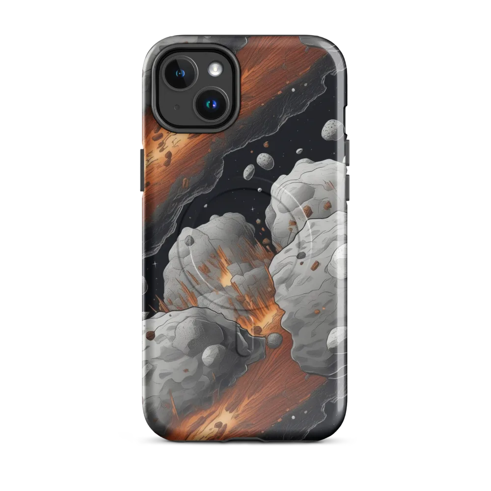 Meteorite Noir on MagSafe Tough Case for iPhone® — Front