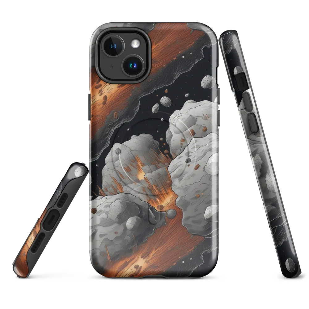 Meteorite Noir on MagSafe Tough Case for iPhone® — Front