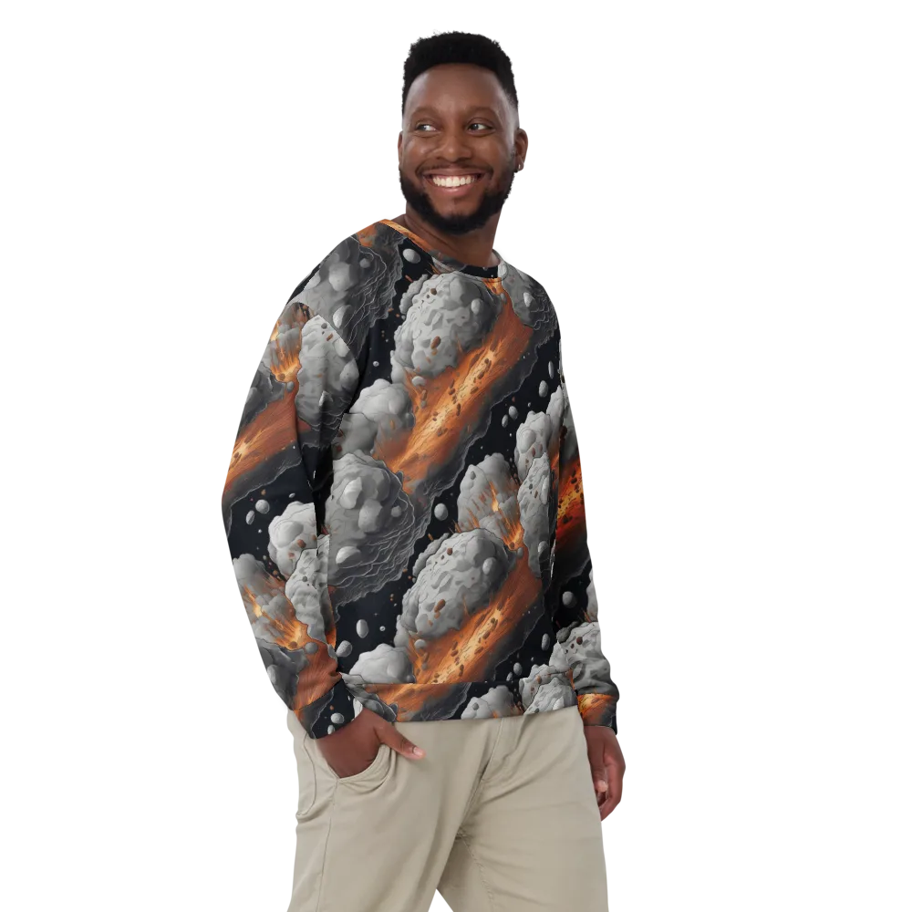 Meteorite Noir on Sweatshirt — Front