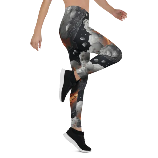 Meteorite Noir on a Leggings