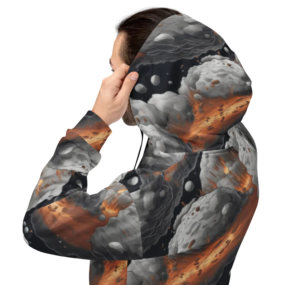 Meteorite Noir on Hoodie — Back