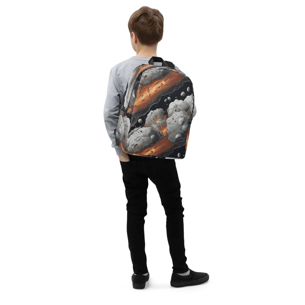 Meteorite Noir on Minimalist Backpack — Right Front