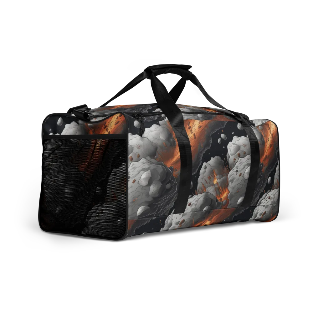 Meteorite Noir on Duffle Bag — Right Front