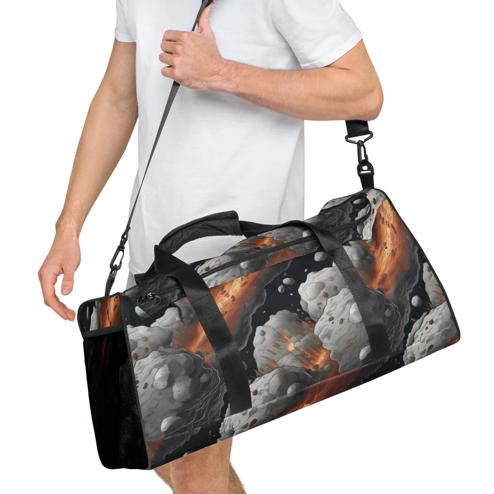 Meteorite Noir on Duffle Bag — Right Front