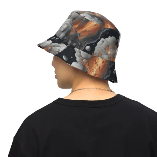 Meteorite Noir on a Reversible Bucket Hat