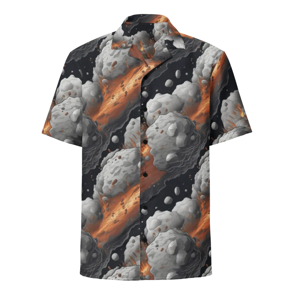 Meteorite Noir on Button Shirt — Front