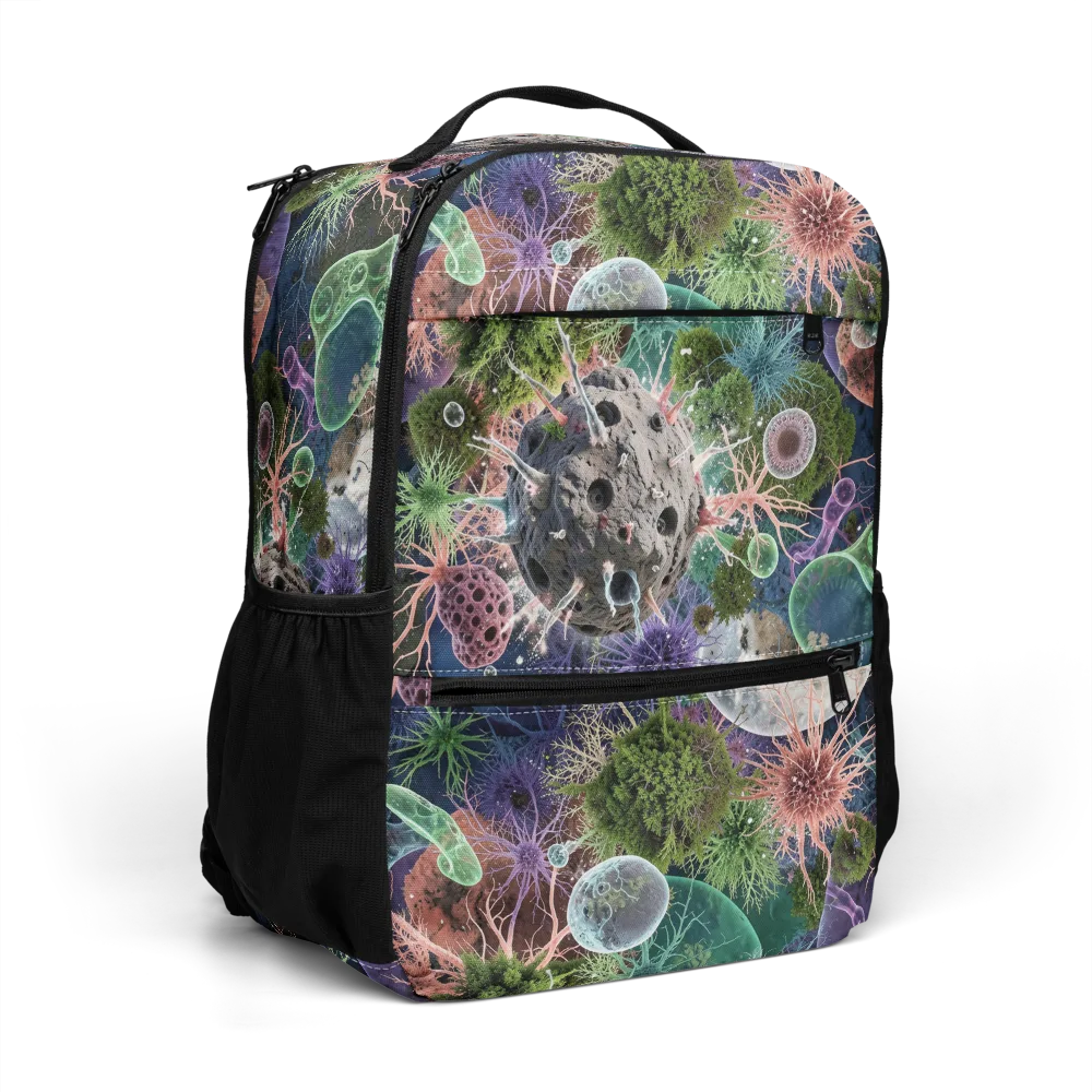 Microbial Garden on Utility Backpack — Right Front