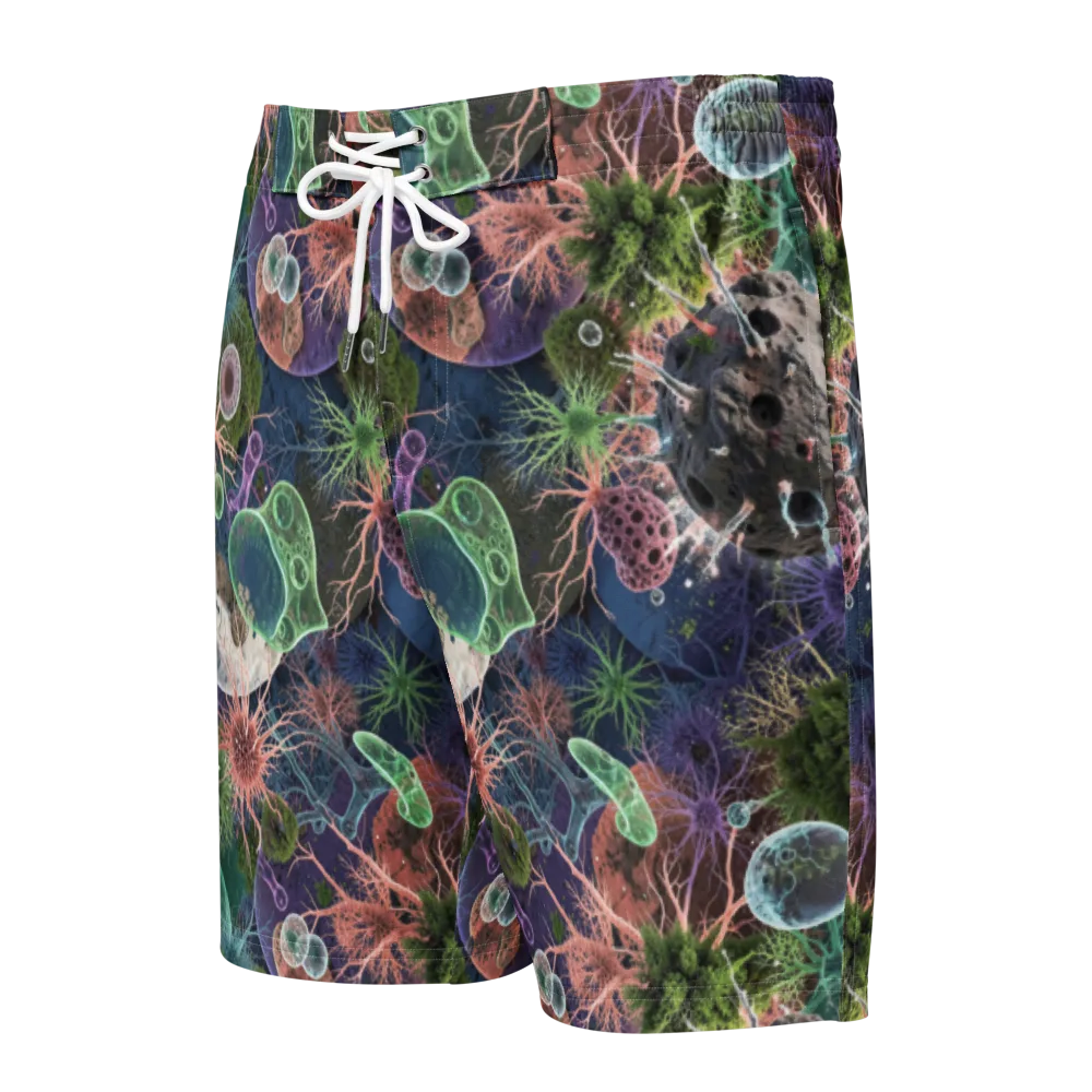 Microbial Garden on Men's Board Shorts — Front